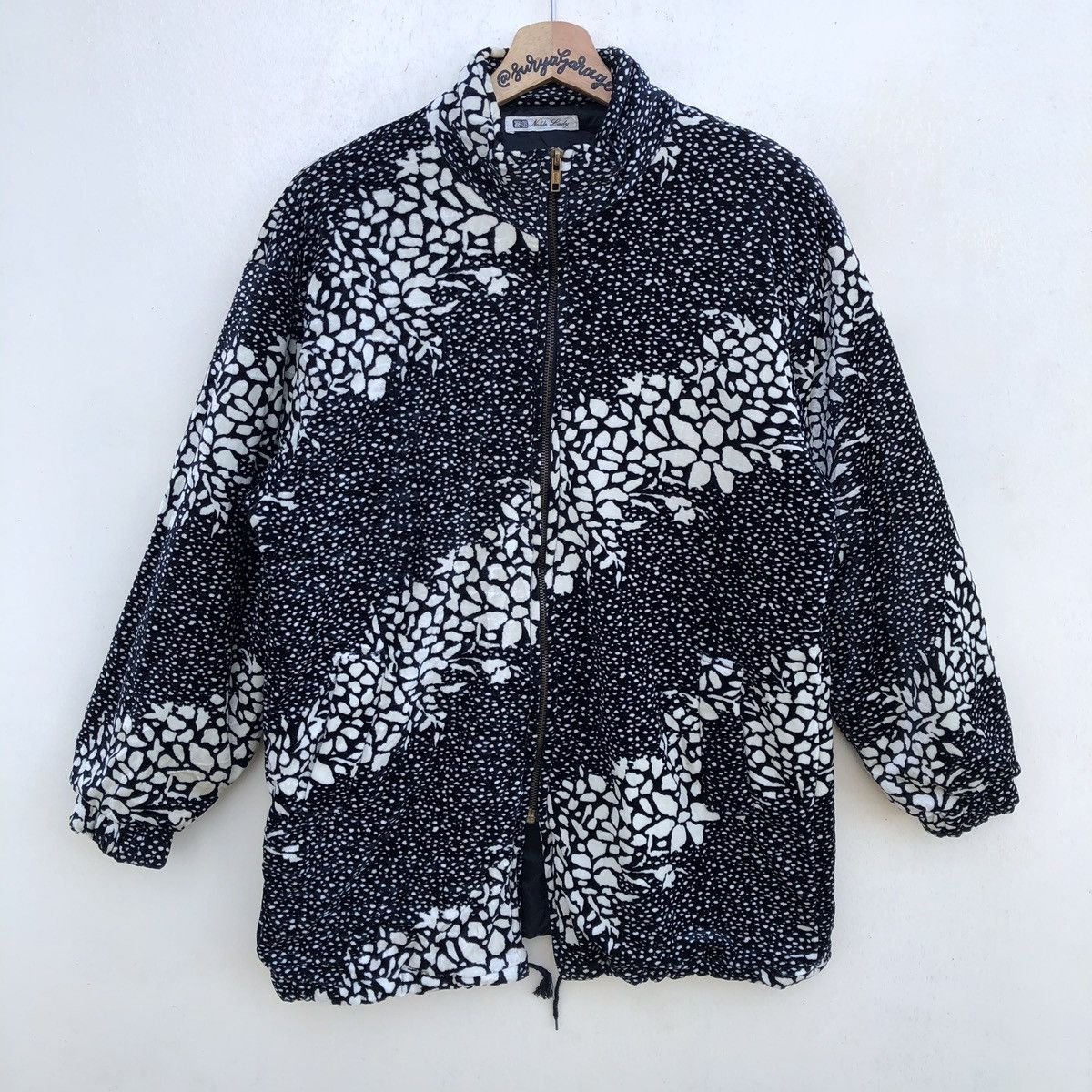 Japanese Brand × Vintage Vintage Japanese Brand Nobel Lady Zipper Puffer Style Jacket Size US M / EU 48-50 / 2 - 1 Thumbnail