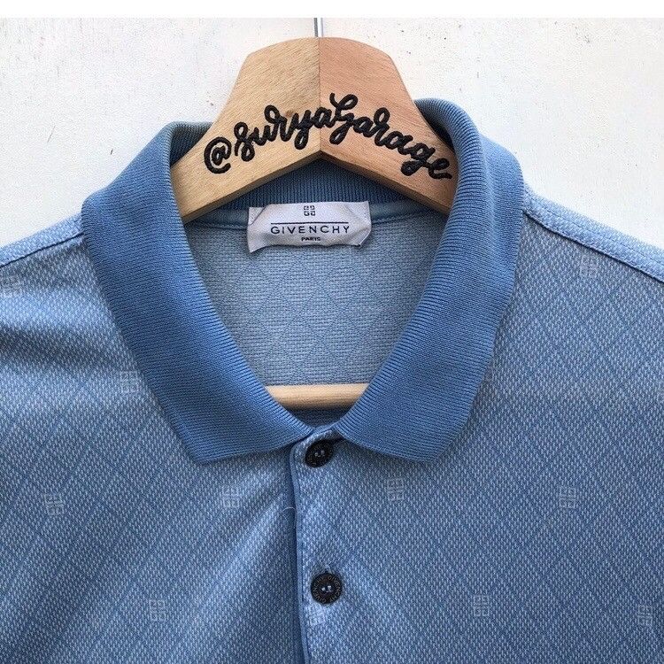 Givenchy × Vintage Vintage Givenchy Monogram Polo Shirt Size US M / EU 48-50 / 2 - 2 Thumbnail