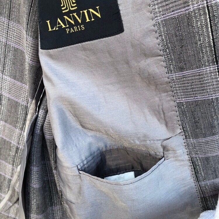 Designer × Lanvin × Vintage 🔥LAST DROP🔥vintage Lanvin Paris C-OY 1002 Blazer/Coat Size US M / EU 48-50 / 2 - 12 Thumbnail