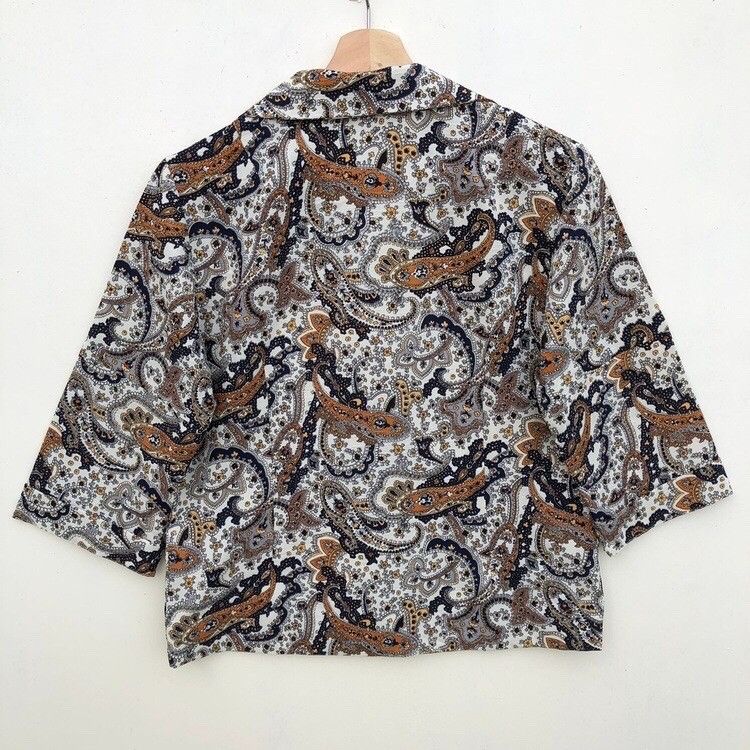 Japanese Brand × Vintage Abstract Design Japanese Brand Shirt Button Ups Size US S / EU 44-46 / 1 - 8 Thumbnail