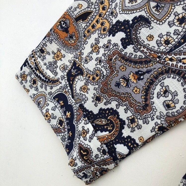 Japanese Brand × Vintage Abstract Design Japanese Brand Shirt Button Ups Size US S / EU 44-46 / 1 - 7 Thumbnail