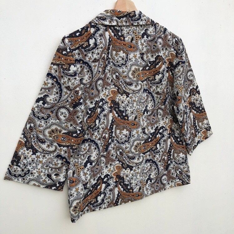 Japanese Brand × Vintage Abstract Design Japanese Brand Shirt Button Ups Size US S / EU 44-46 / 1 - 9 Thumbnail