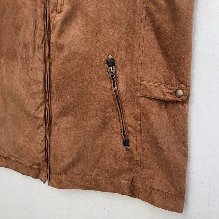Japanese Brand × Vintage Vintage Japanese Brand Suede Sleeveless Jacket Size US XL / EU 56 / 4 - 3 Thumbnail