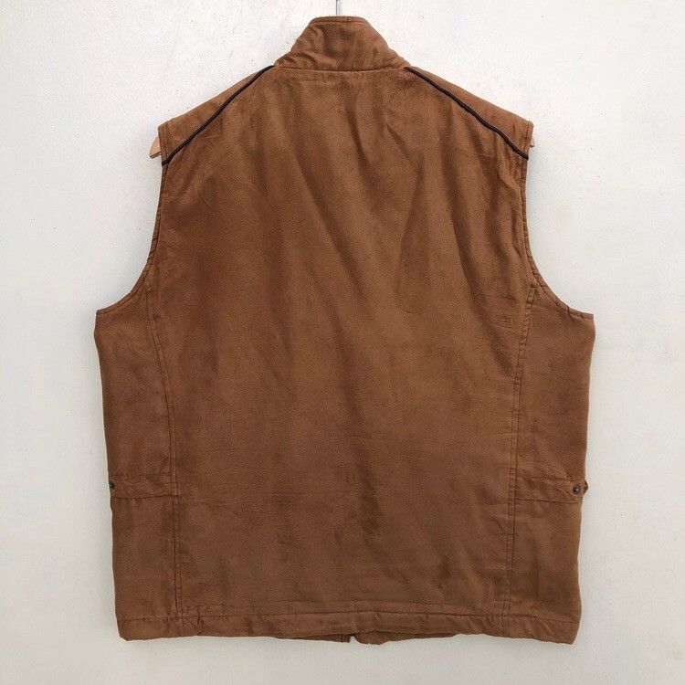 Japanese Brand × Vintage Vintage Japanese Brand Suede Sleeveless Jacket Size US XL / EU 56 / 4 - 6 Thumbnail