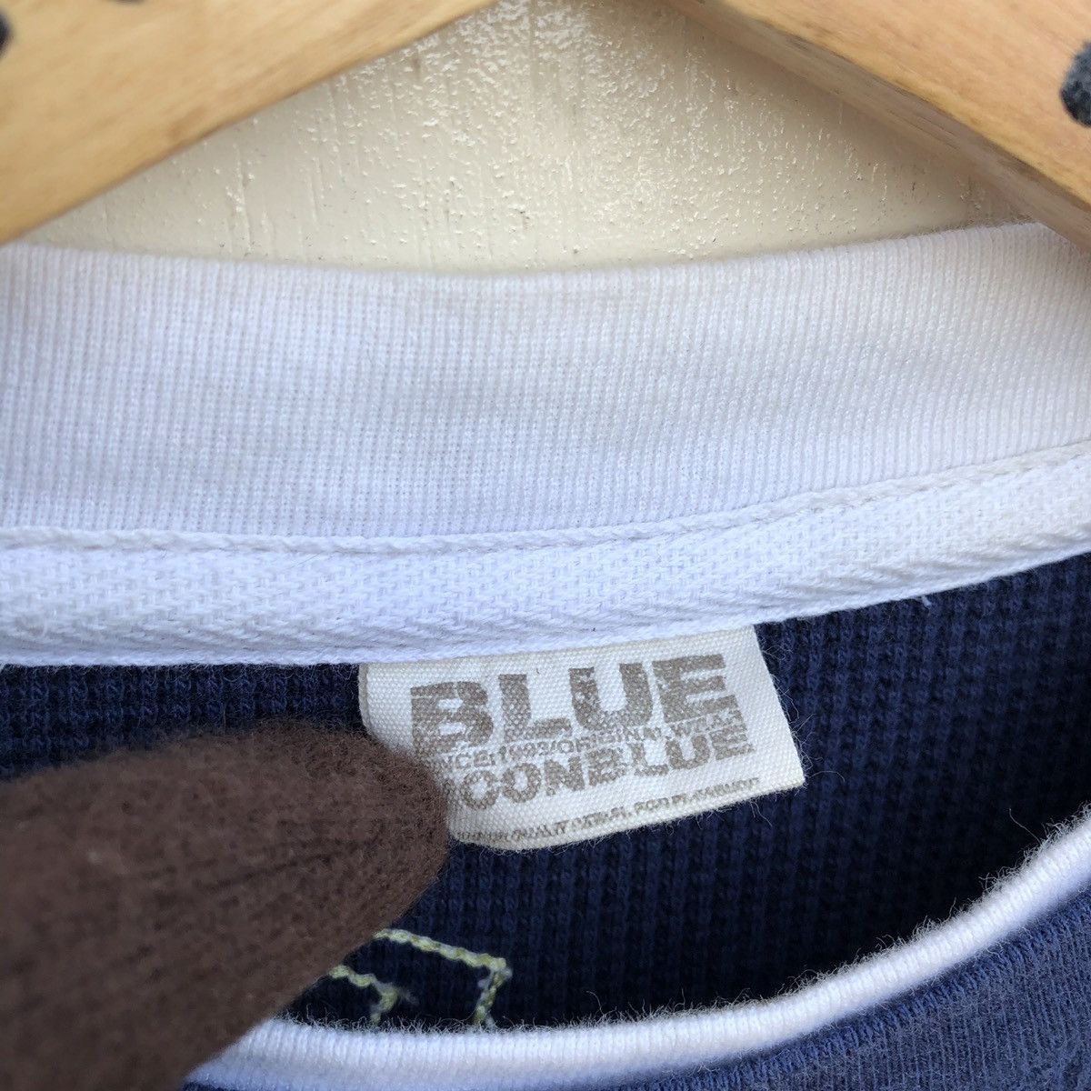 Japanese Brand × Vintage Vintage Blue Moon Blue Longsleeve Shirt Size US XS / EU 42 / 0 - 2 Thumbnail