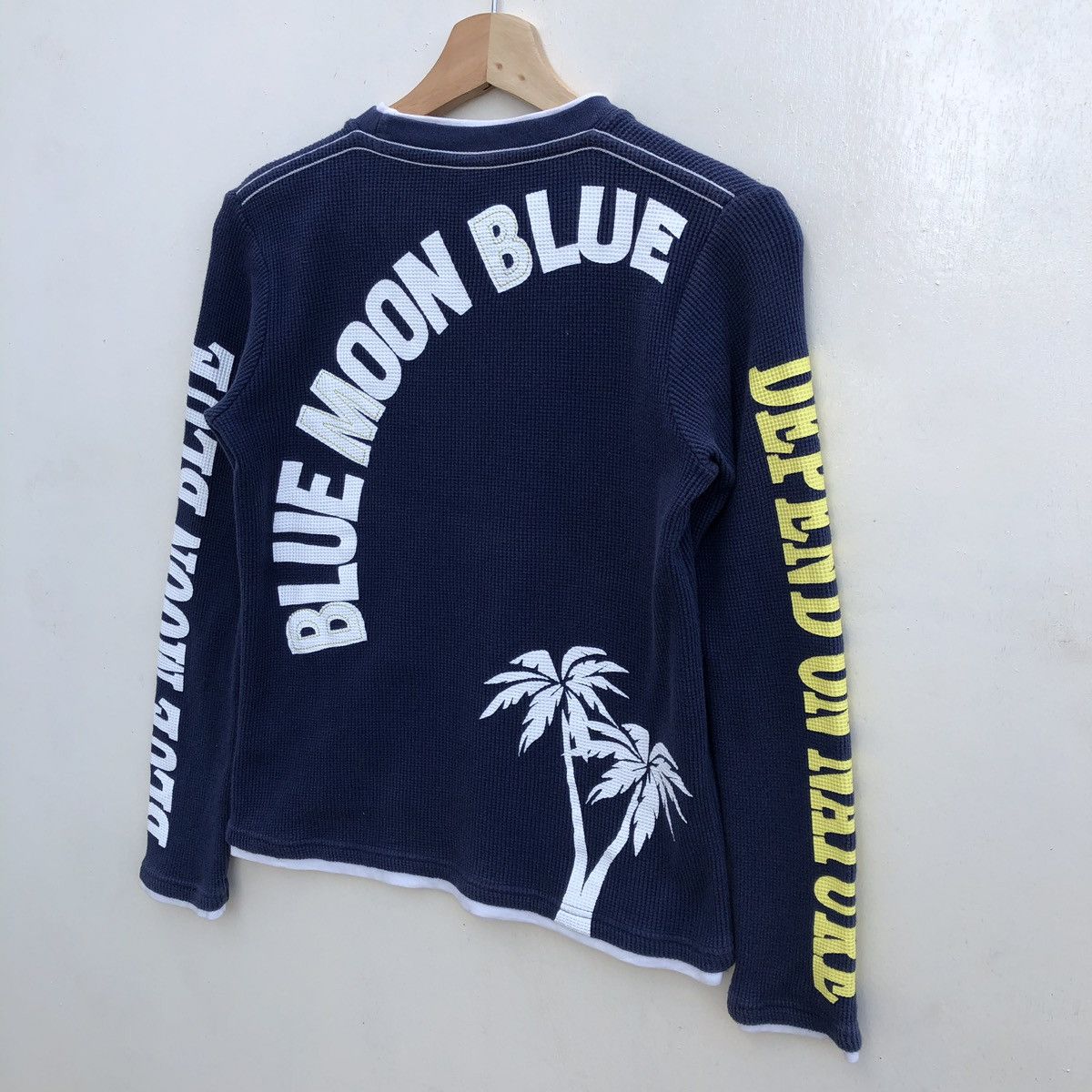 Japanese Brand × Vintage Vintage Blue Moon Blue Longsleeve Shirt Size US XS / EU 42 / 0 - 11 Thumbnail