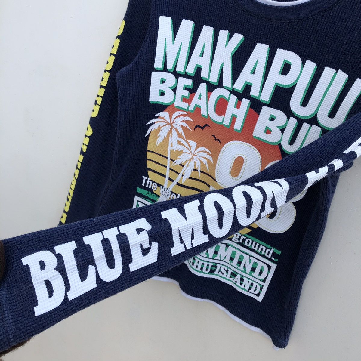 Japanese Brand × Vintage Vintage Blue Moon Blue Longsleeve Shirt Size US XS / EU 42 / 0 - 4 Thumbnail
