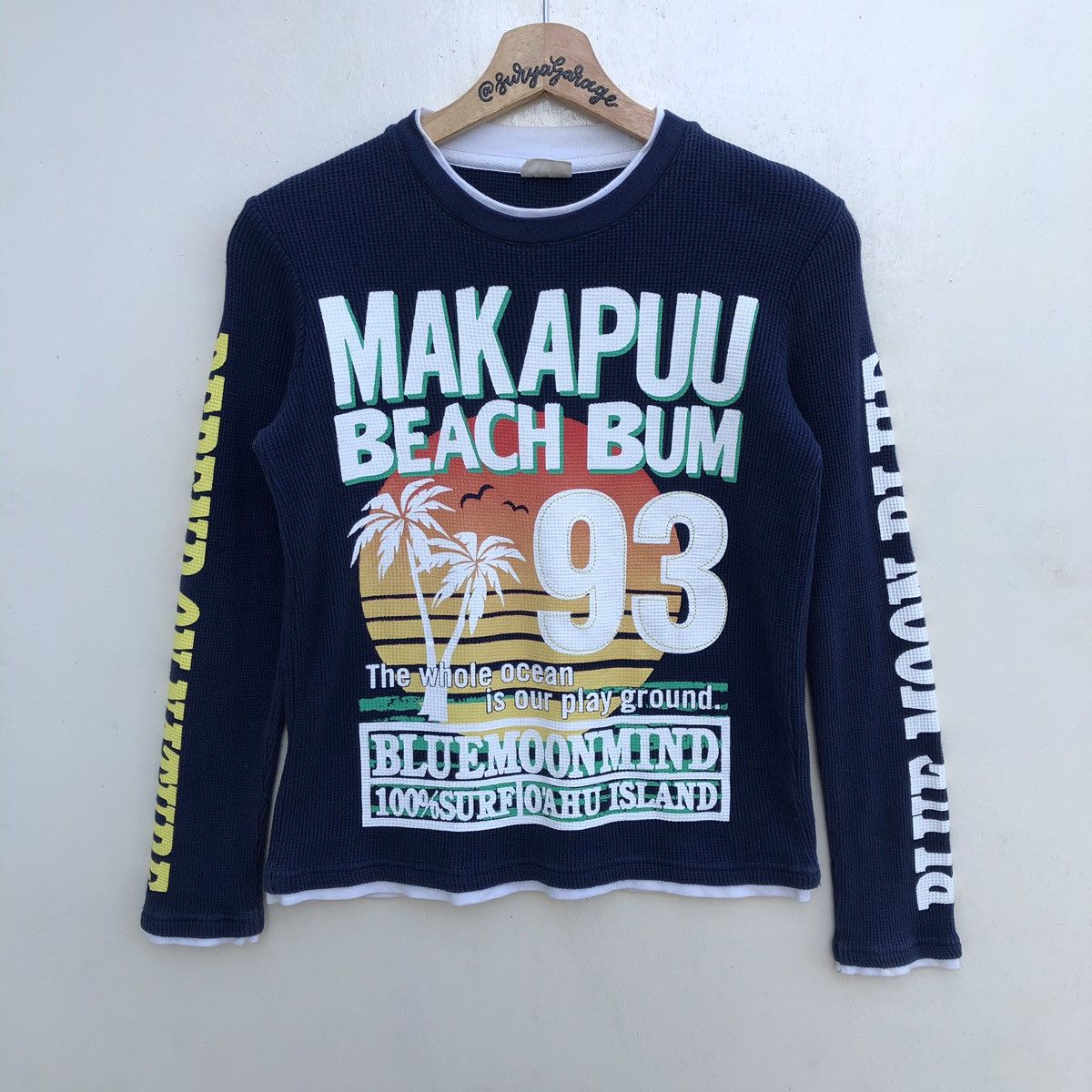 Japanese Brand × Vintage Vintage Blue Moon Blue Longsleeve Shirt Size US XS / EU 42 / 0 - 1 Thumbnail