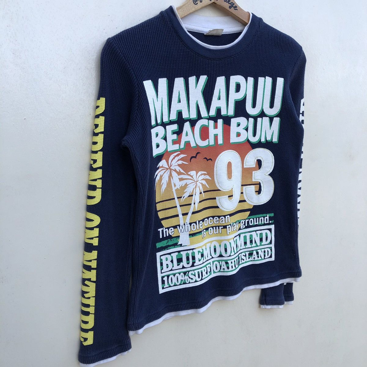 Japanese Brand × Vintage Vintage Blue Moon Blue Longsleeve Shirt Size US XS / EU 42 / 0 - 5 Thumbnail