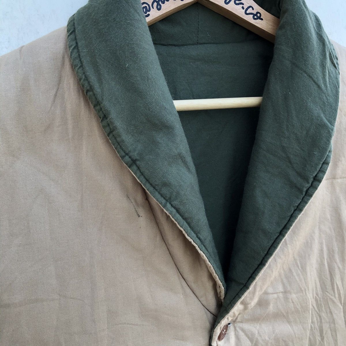 Japanese Brand × Vintage Vintage Reversible Yokohama Minami Sleeveless Cotton Jacket Size US L / EU 52-54 / 3 - 7 Thumbnail