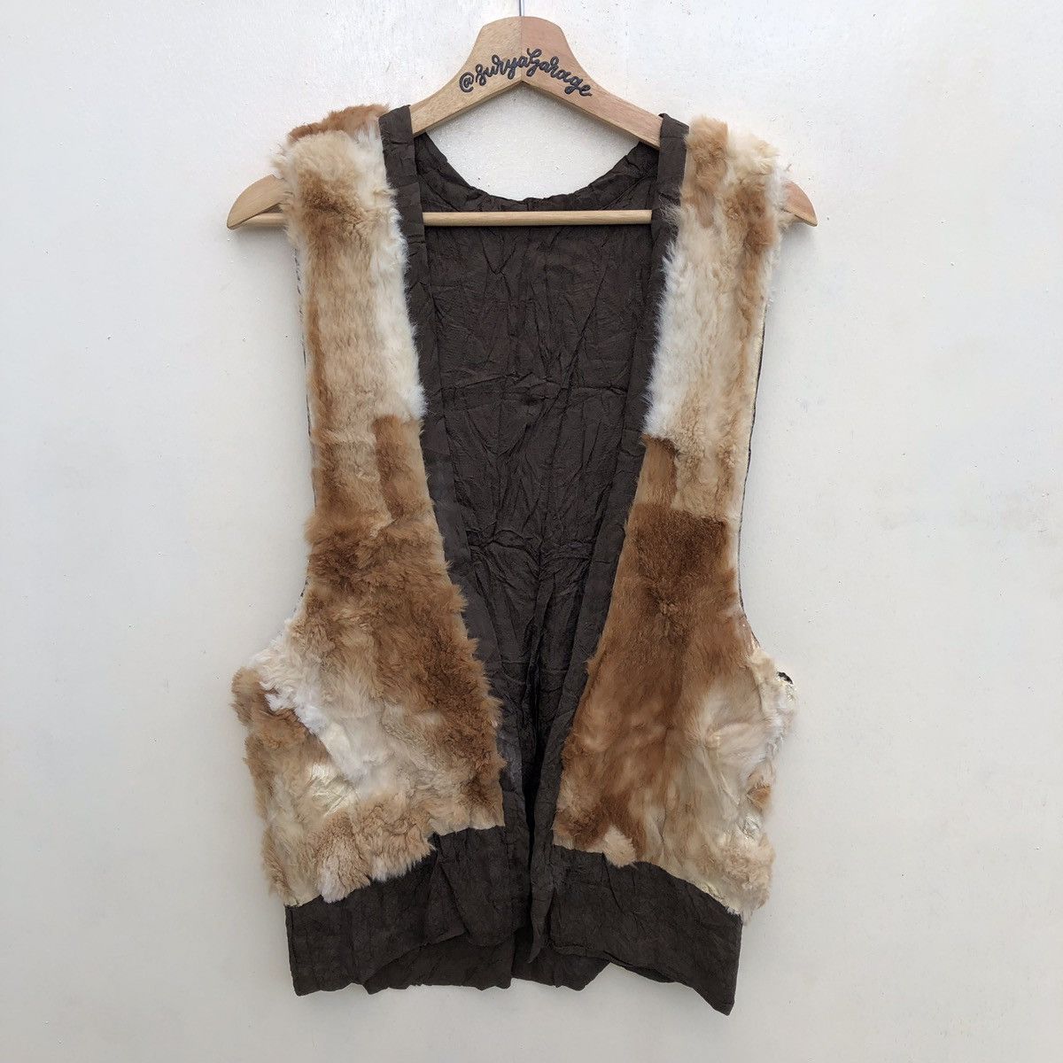 Japanese Brand Reversible Japanese Brand Fur Pullover Vest Size US S / EU 44-46 / 1 - 1 Thumbnail