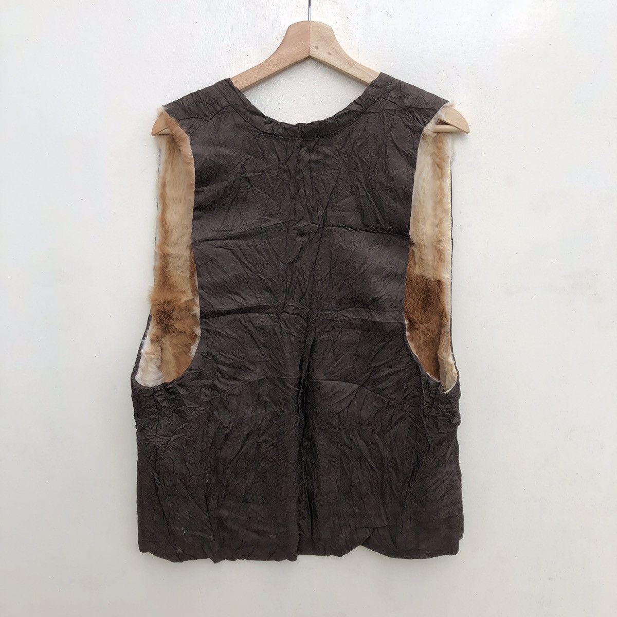 Japanese Brand Reversible Japanese Brand Fur Pullover Vest Size US S / EU 44-46 / 1 - 9 Thumbnail