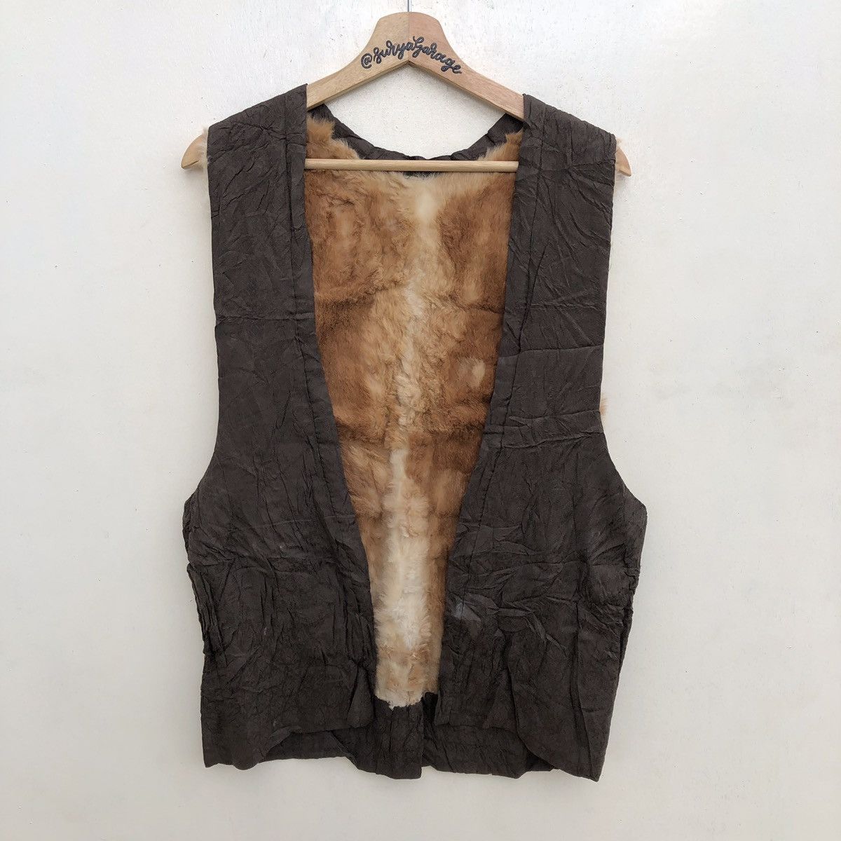 Japanese Brand Reversible Japanese Brand Fur Pullover Vest Size US S / EU 44-46 / 1 - 2 Thumbnail