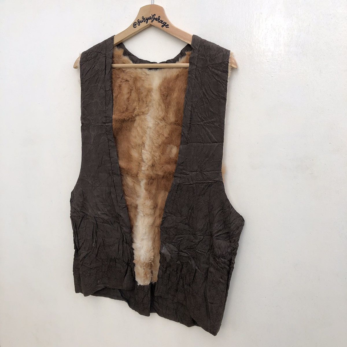 Japanese Brand Reversible Japanese Brand Fur Pullover Vest Size US S / EU 44-46 / 1 - 3 Thumbnail