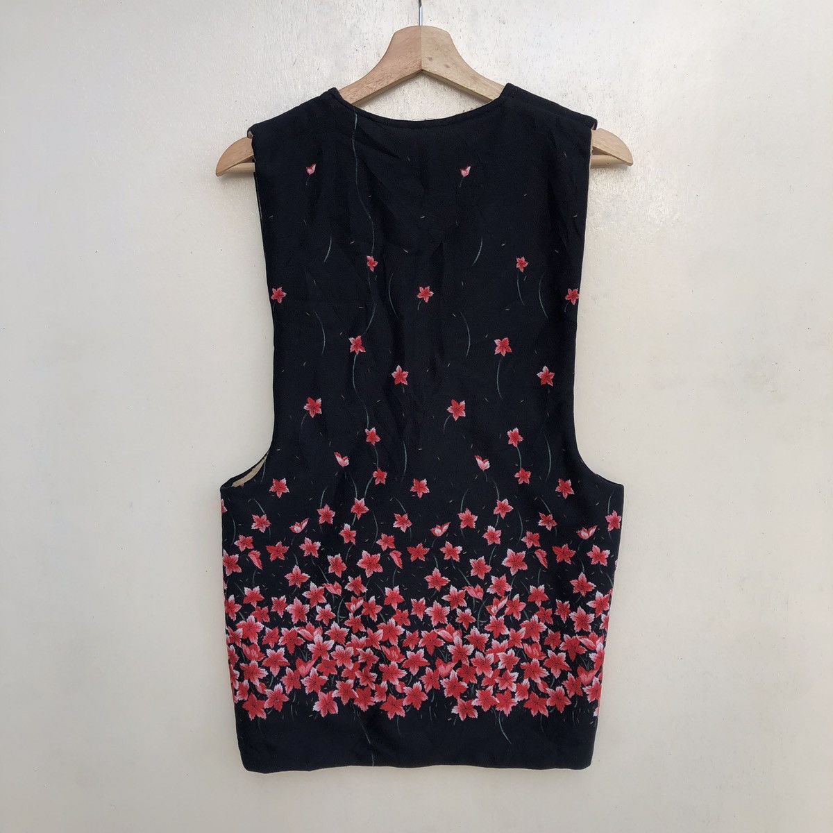 Japanese Brand × Vintage Vintage Japanese Traditional Floral Sleeveless Kimono Size US XS / EU 42 / 0 - 5 Thumbnail