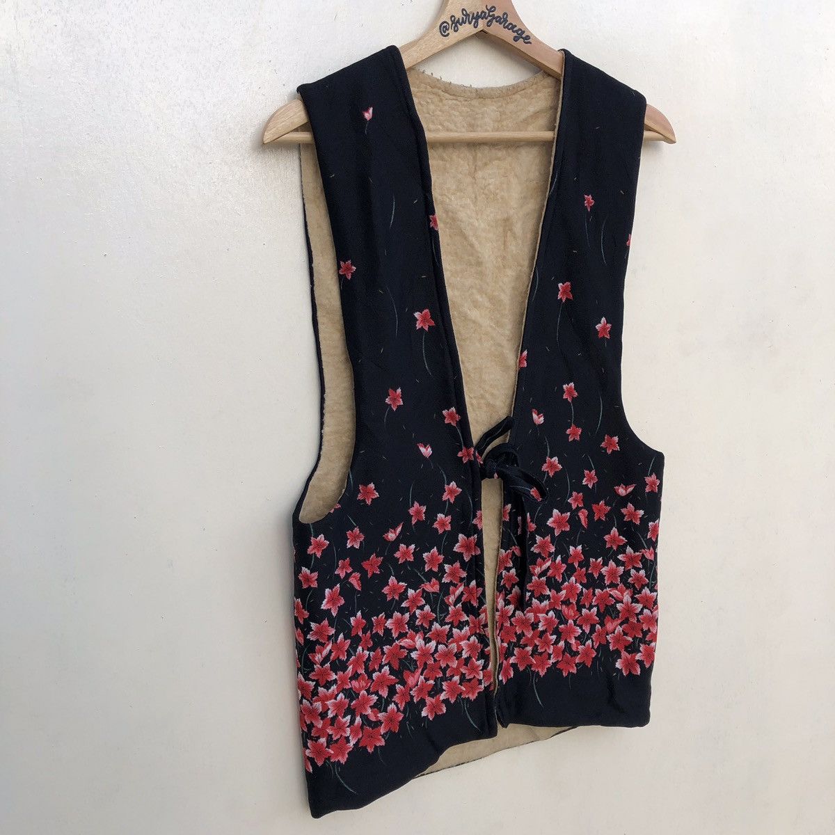 Japanese Brand × Vintage Vintage Japanese Traditional Floral Sleeveless Kimono Size US XS / EU 42 / 0 - 4 Thumbnail