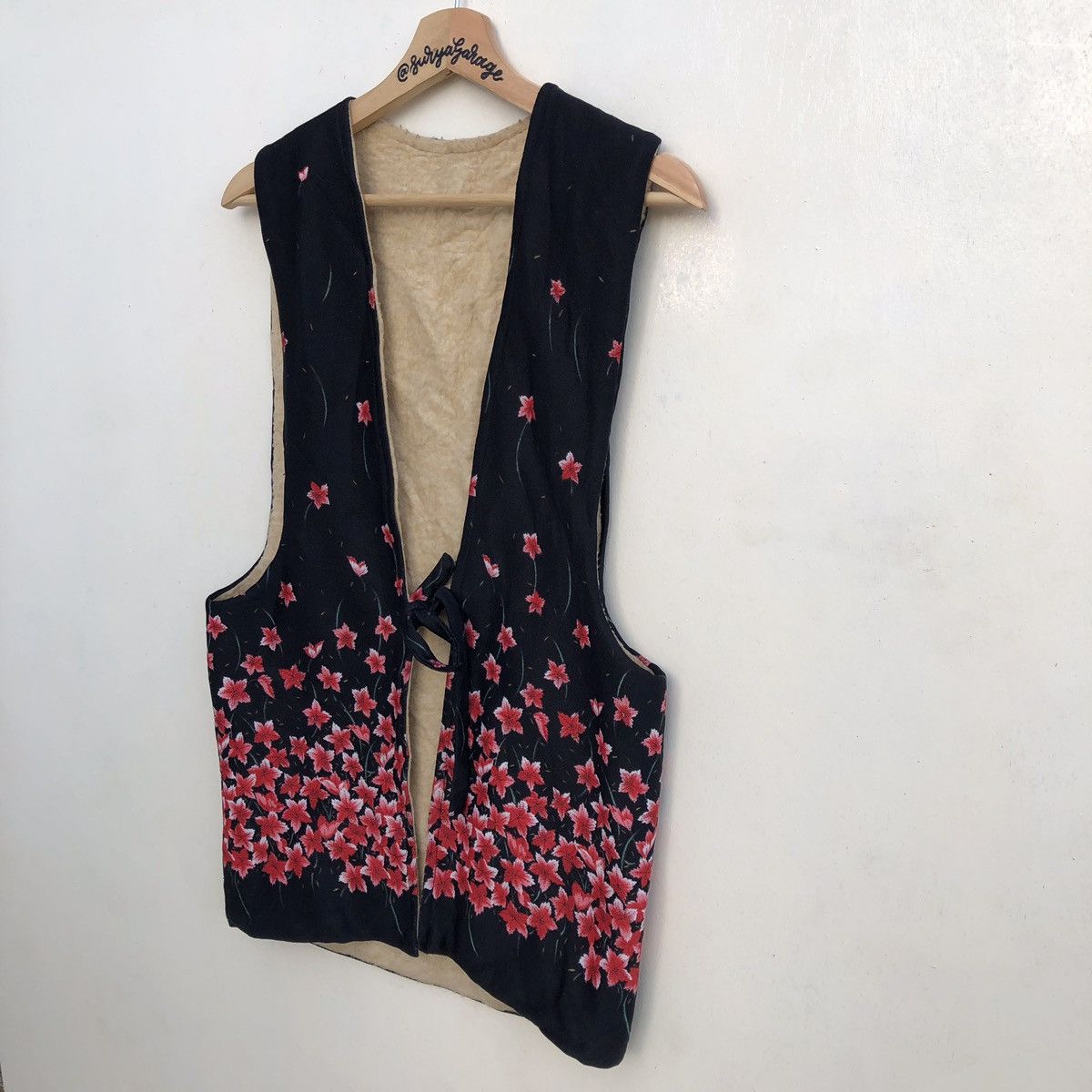Japanese Brand × Vintage Vintage Japanese Traditional Floral Sleeveless Kimono Size US XS / EU 42 / 0 - 3 Thumbnail