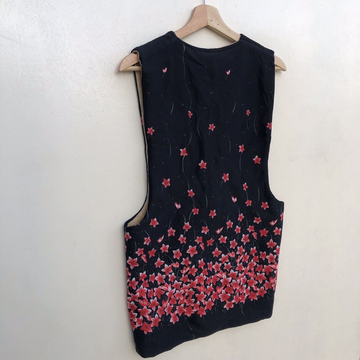Japanese Brand × Vintage Vintage Japanese Traditional Floral Sleeveless Kimono Size US XS / EU 42 / 0 - 7 Thumbnail