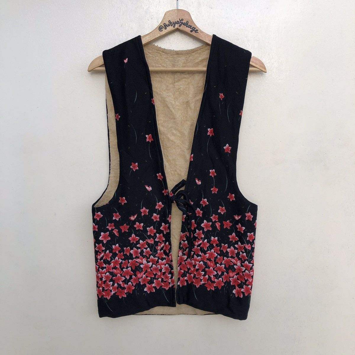 Japanese Brand × Vintage Vintage Japanese Traditional Floral Sleeveless Kimono Size US XS / EU 42 / 0 - 1 Thumbnail