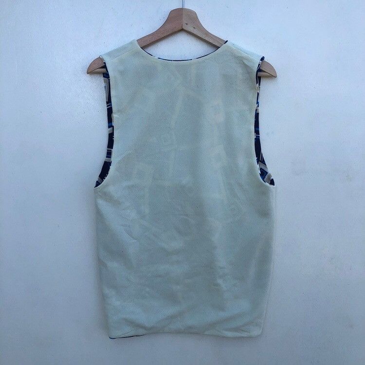 Japanese Brand Japanese Traditional Sleeveless Abstract Kimono Light Jacket Size US XXS / EU 40 - 5 Thumbnail