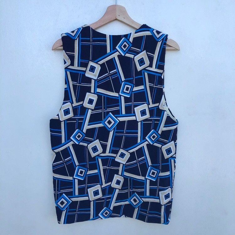 Japanese Brand Japanese Traditional Sleeveless Abstract Kimono Light Jacket Size US XXS / EU 40 - 3 Thumbnail