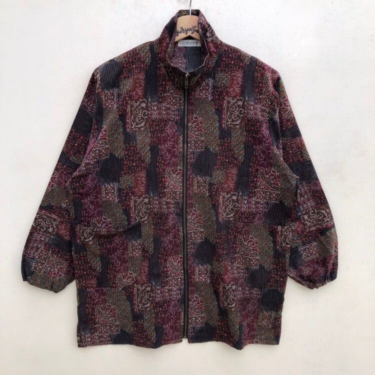 Japanese Brand × Vintage Vintage Japanese Brand Life Style Zipper Light Jacket Size US L / EU 52-54 / 3 - 2 Thumbnail