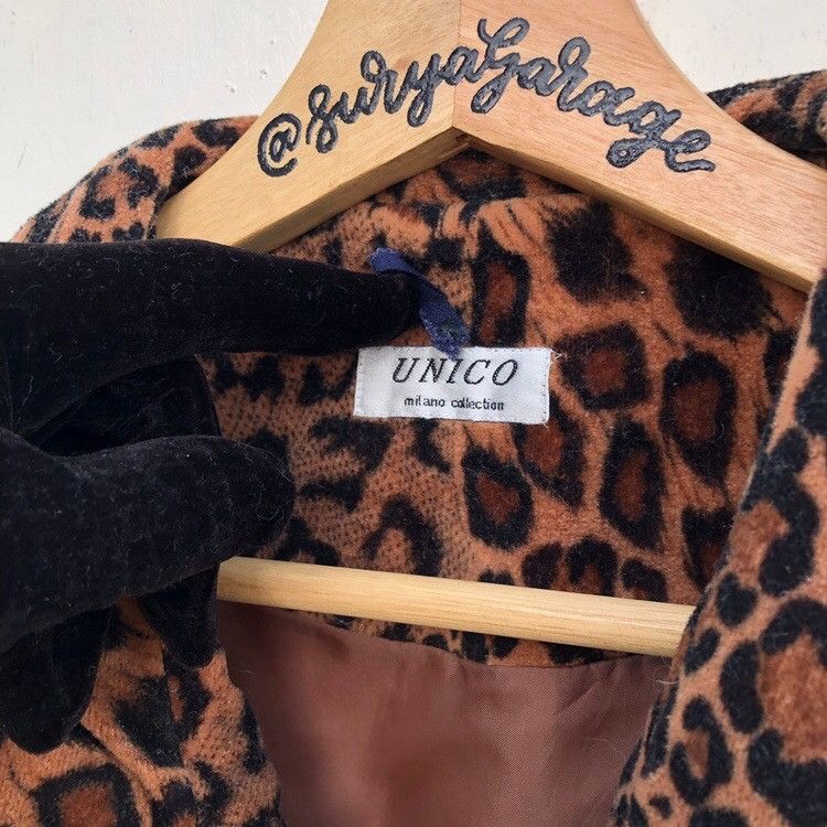 Designer × Japanese Brand × Vintage Vintage Unico Milano Collection Cheetah Sleeveless Jacket Size US M / EU 48-50 / 2 - 3 Thumbnail