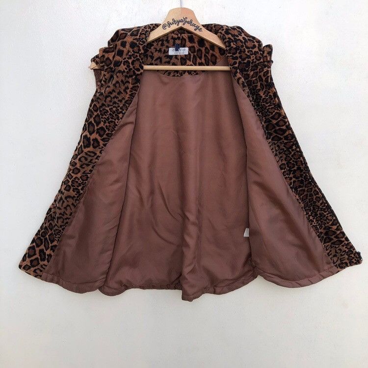Designer × Japanese Brand × Vintage Vintage Unico Milano Collection Cheetah Sleeveless Jacket Size US M / EU 48-50 / 2 - 8 Thumbnail