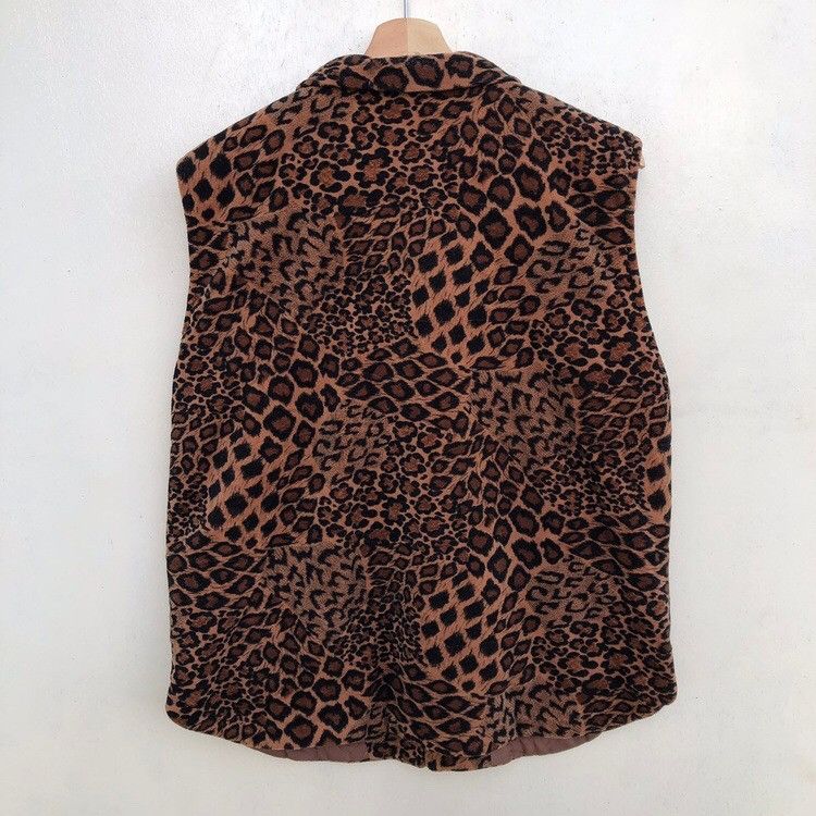 Designer × Japanese Brand × Vintage Vintage Unico Milano Collection Cheetah Sleeveless Jacket Size US M / EU 48-50 / 2 - 6 Thumbnail