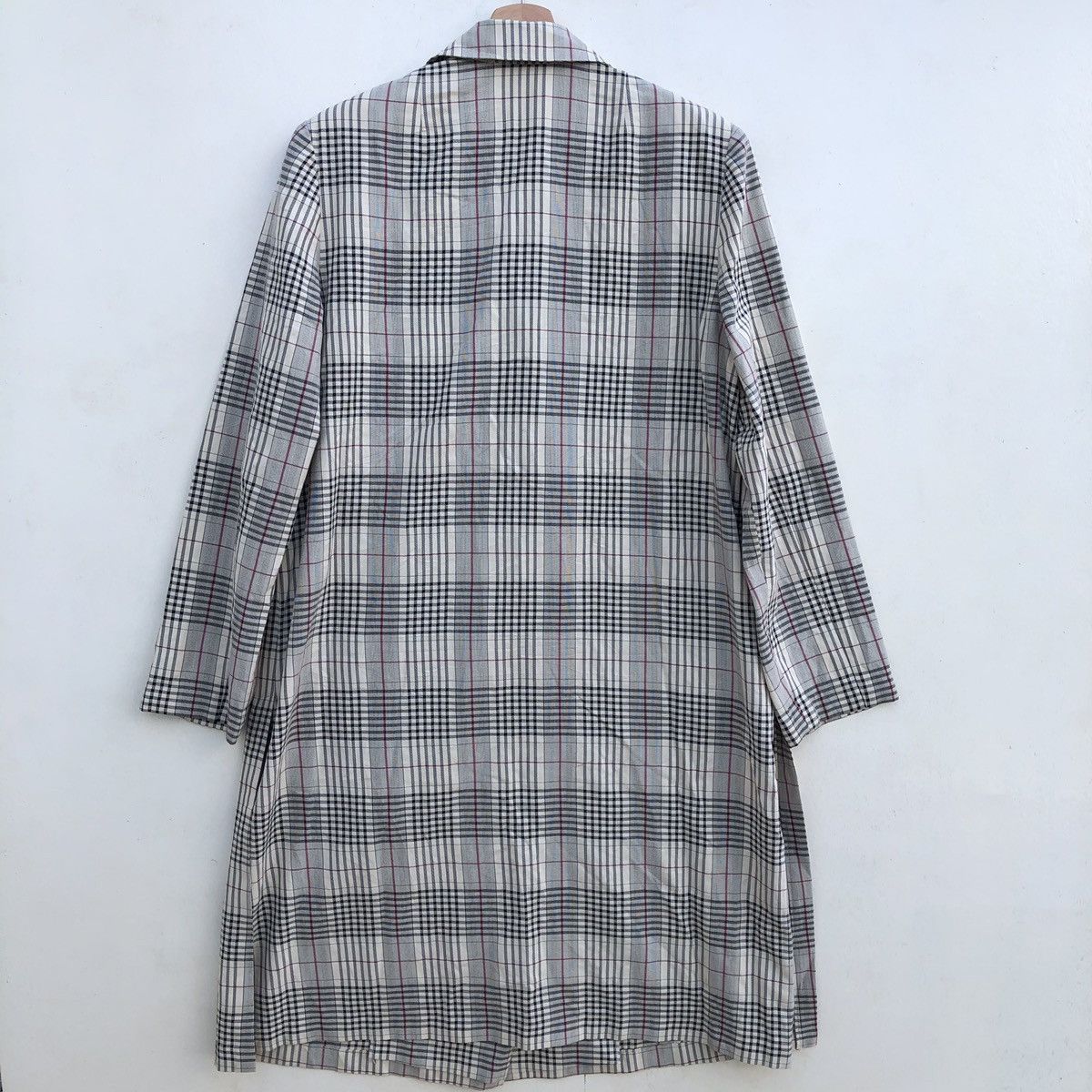 Designer × Japanese Brand × Vintage Vintage Japanese Brand Auch Nova Check Parka/Long Coat Size US M / EU 48-50 / 2 - 7 Thumbnail