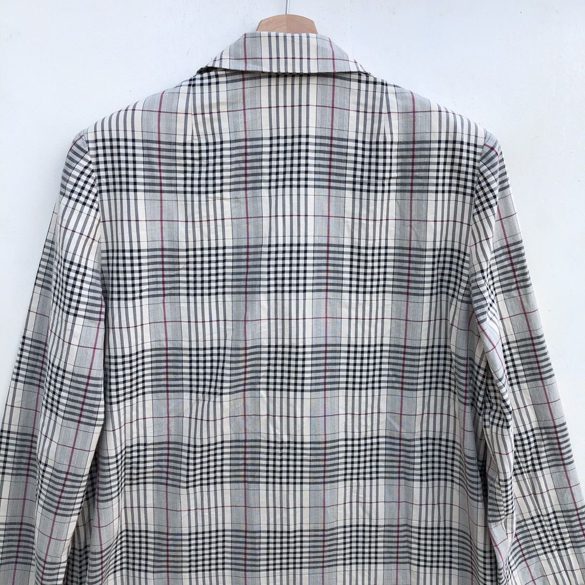 Designer × Japanese Brand × Vintage Vintage Japanese Brand Auch Nova Check Parka/Long Coat Size US M / EU 48-50 / 2 - 8 Thumbnail