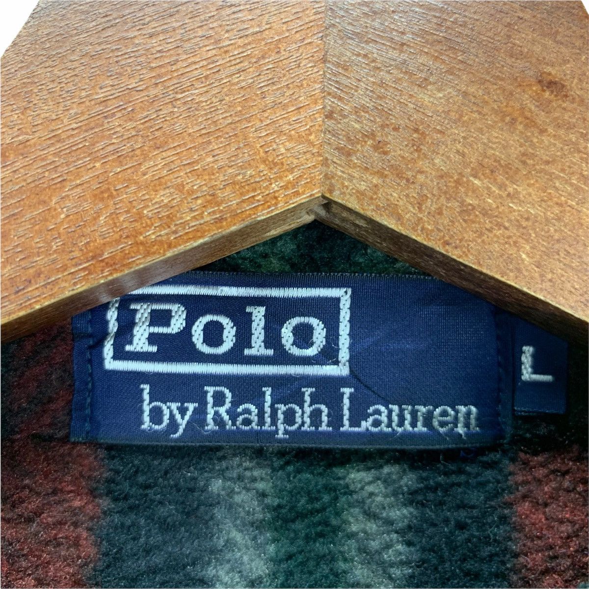 Polo Ralph Lauren × Ralph Lauren Vintage 90s Polo Ralph Lauren Fleece Sweater Size US L / EU 52-54 / 3 - 5 Thumbnail