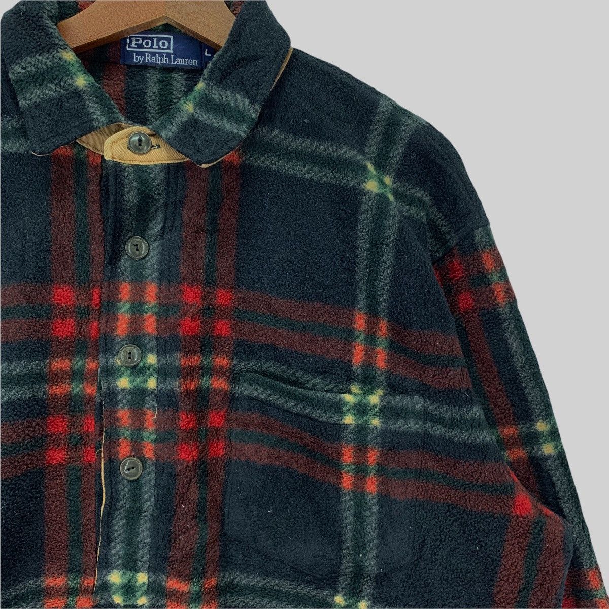 Polo Ralph Lauren × Ralph Lauren Vintage 90s Polo Ralph Lauren Fleece Sweater Size US L / EU 52-54 / 3 - 4 Thumbnail