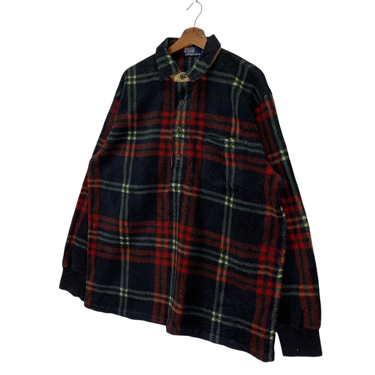 Polo Ralph Lauren × Ralph Lauren Vintage 90s Polo Ralph Lauren Fleece Sweater Size US L / EU 52-54 / 3 - 2 Thumbnail