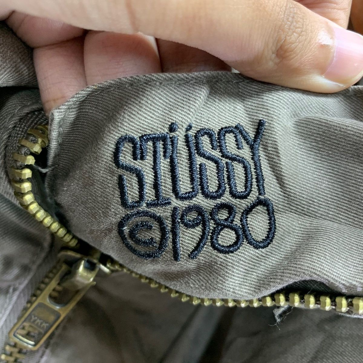 Stussy × Vintage Vintage Stussy Skateboard Army Jacket Size US L / EU 52-54 / 3 - 5 Thumbnail