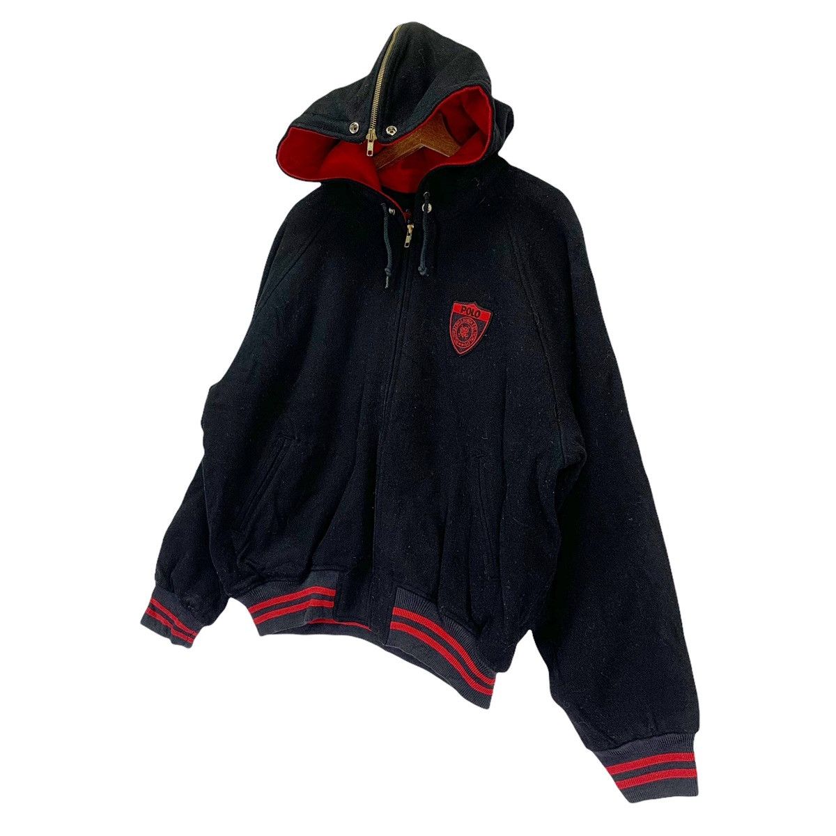 Polo Ralph Lauren Vintage Polo Ralph Lauren Heavy Jacket Hoodie Size US L / EU 52-54 / 3 - 2 Thumbnail