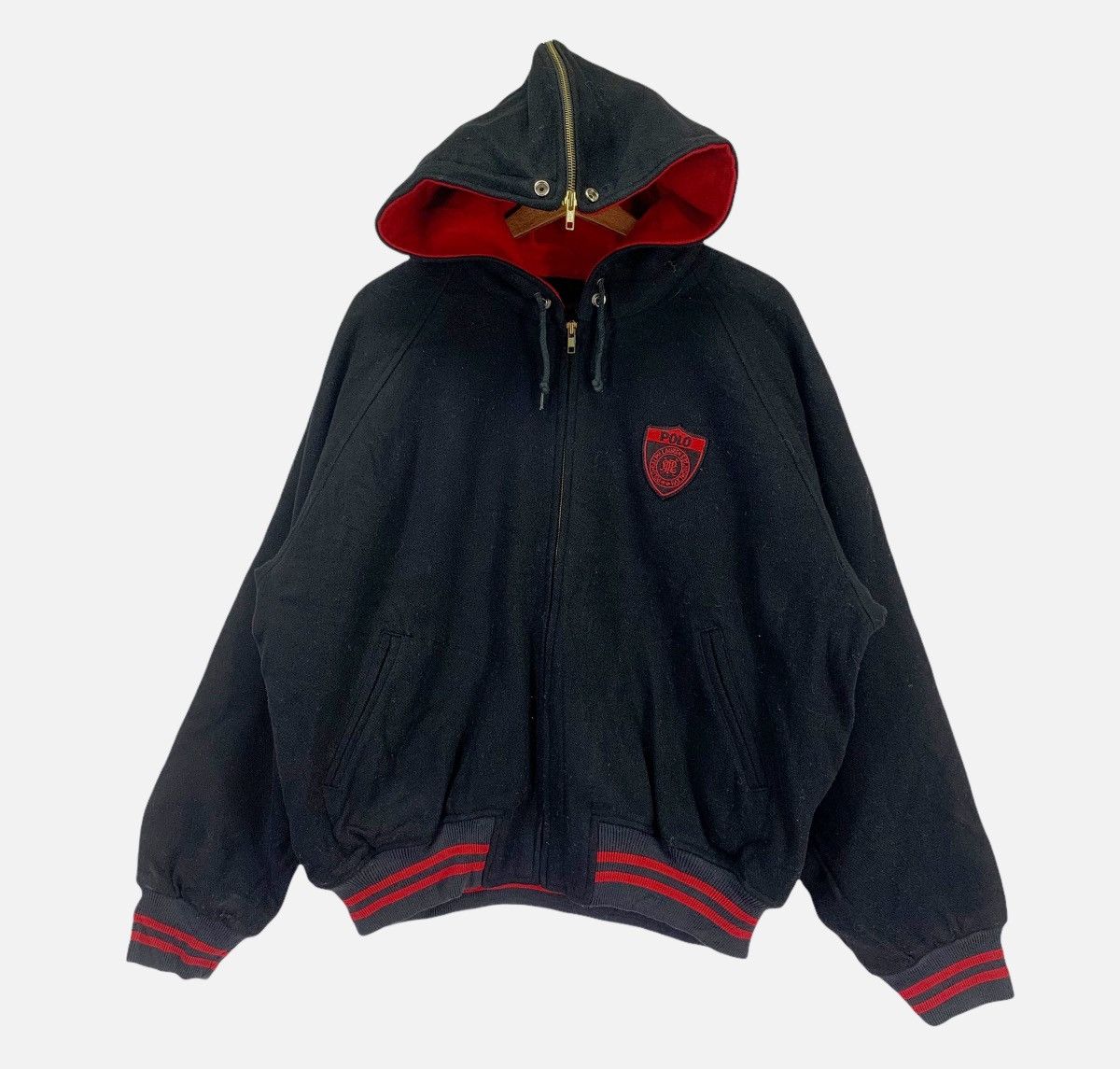 Polo Ralph Lauren Vintage Polo Ralph Lauren Heavy Jacket Hoodie Size US L / EU 52-54 / 3 - 1 Thumbnail