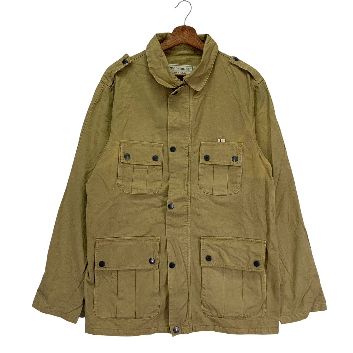 Maison Kitsune Vintage Madison Kitsune Chore Jacket Multiple Pocket Size US L / EU 52-54 / 3 - 1 Thumbnail