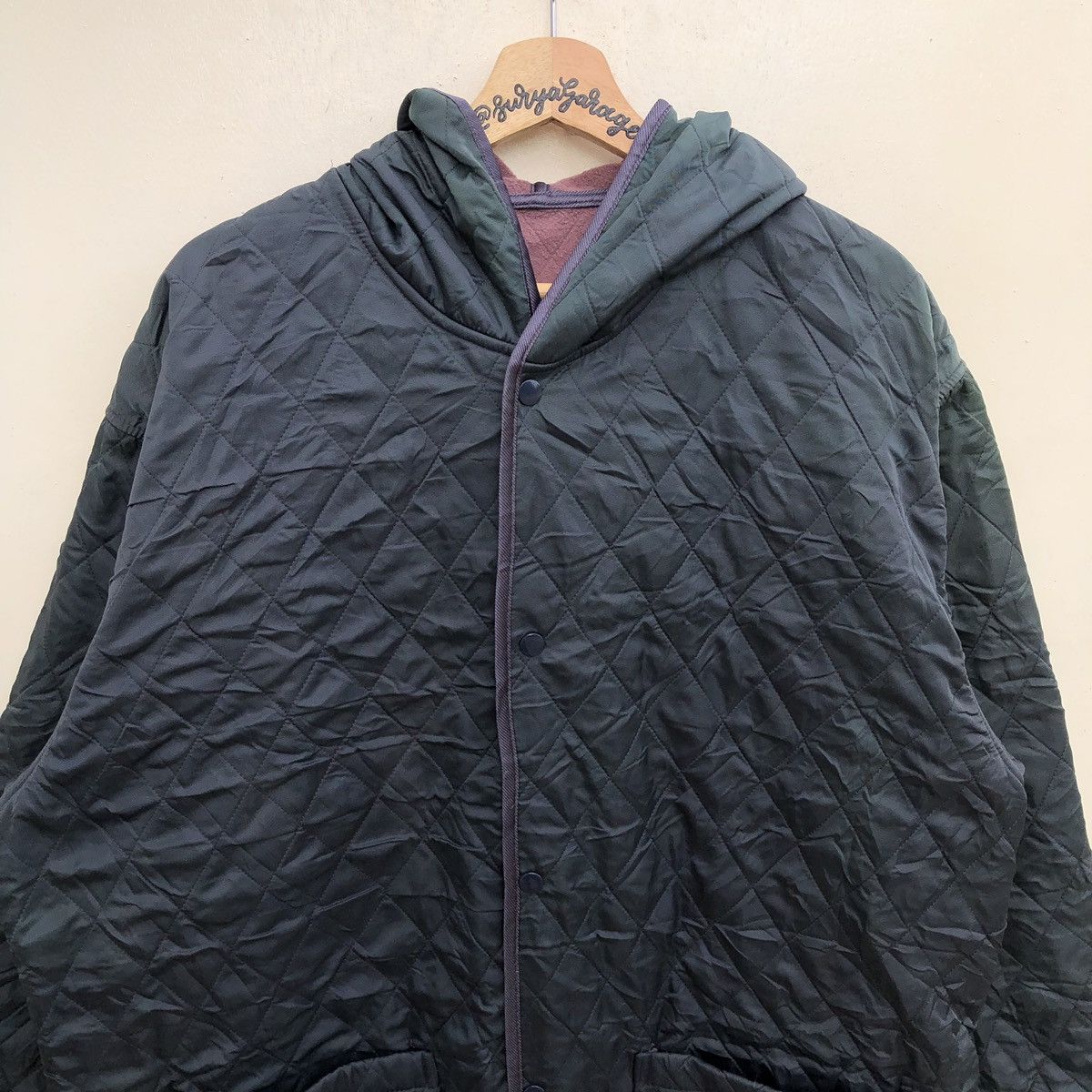 Designer × Japanese Brand Reversible Japanese Brand Hoodie Long Parka Size US L / EU 52-54 / 3 - 5 Thumbnail