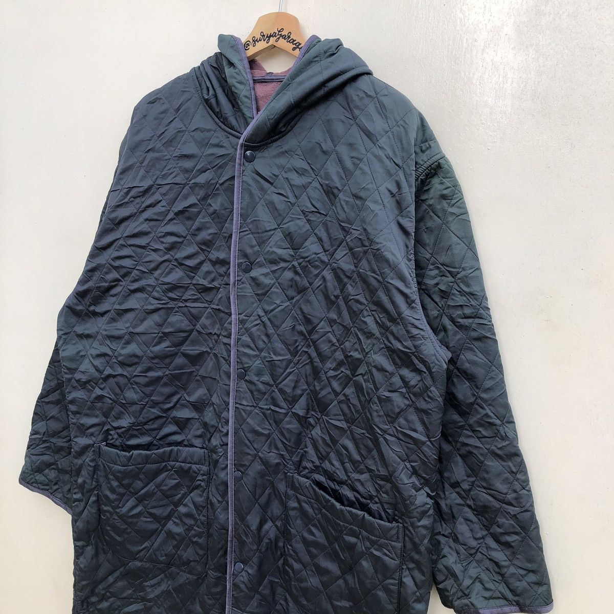 Designer × Japanese Brand Reversible Japanese Brand Hoodie Long Parka Size US L / EU 52-54 / 3 - 6 Thumbnail