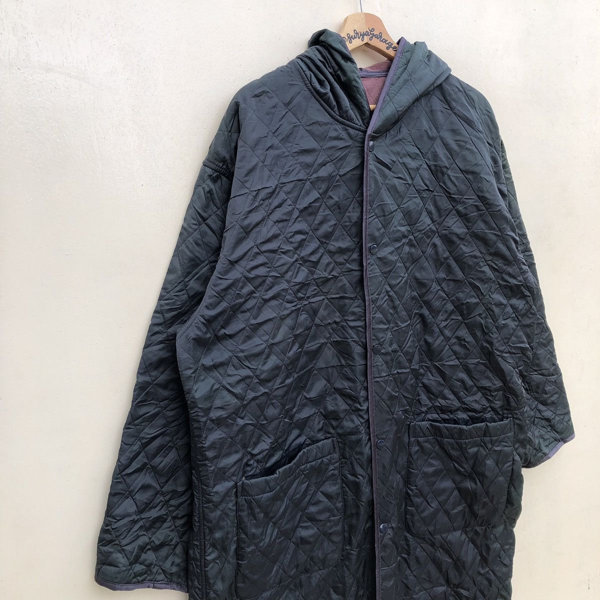 Designer × Japanese Brand Reversible Japanese Brand Hoodie Long Parka Size US L / EU 52-54 / 3 - 7 Thumbnail