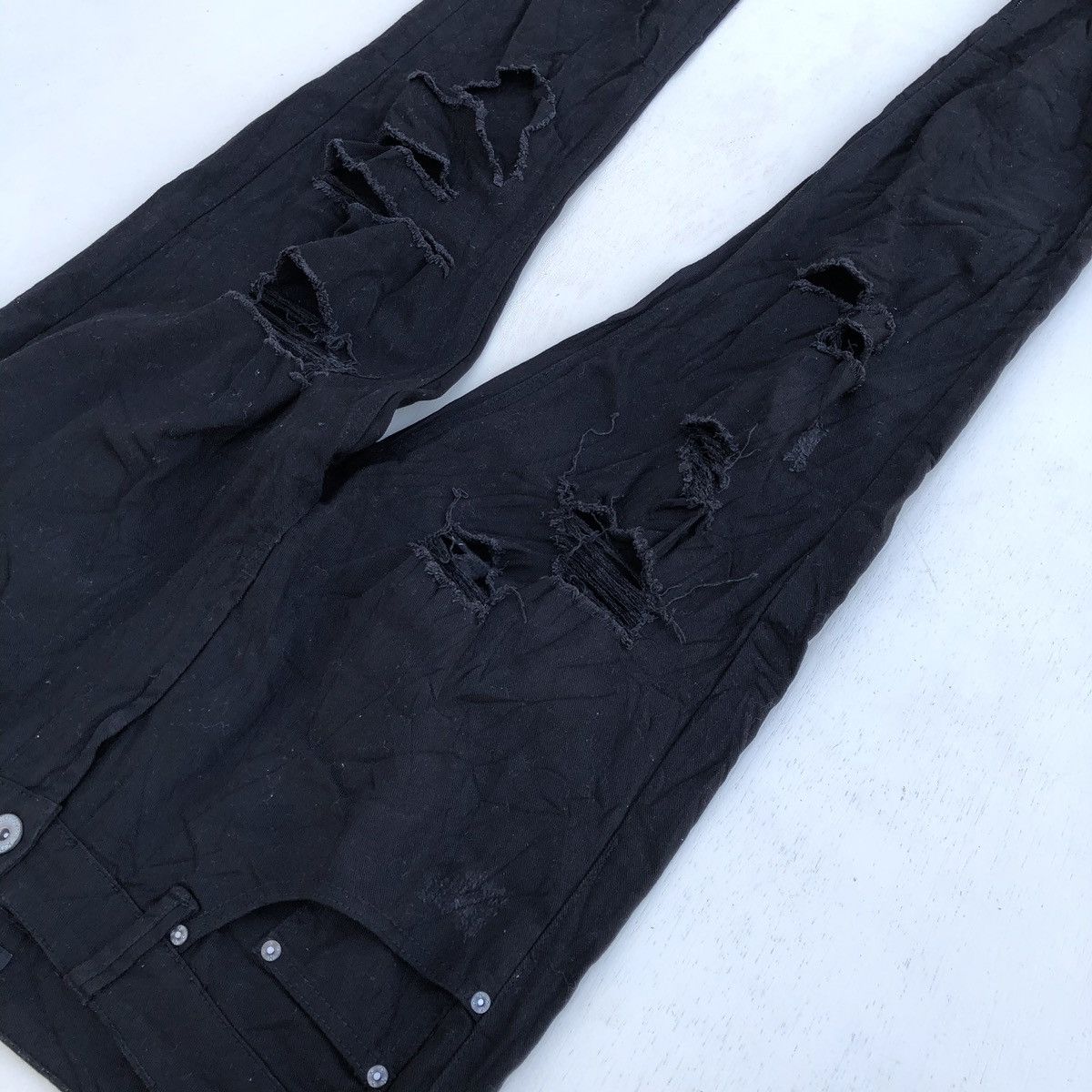 Designer × Japanese Brand Japanese Brand Kayden L Distressed Oversized Pants Size US 39 - 4 Thumbnail
