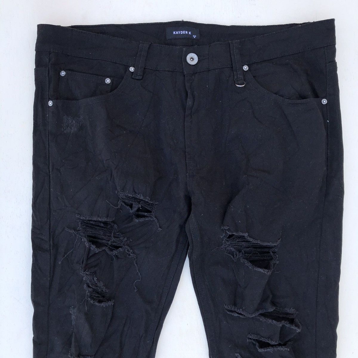 Designer × Japanese Brand Japanese Brand Kayden L Distressed Oversized Pants Size US 39 - 3 Thumbnail