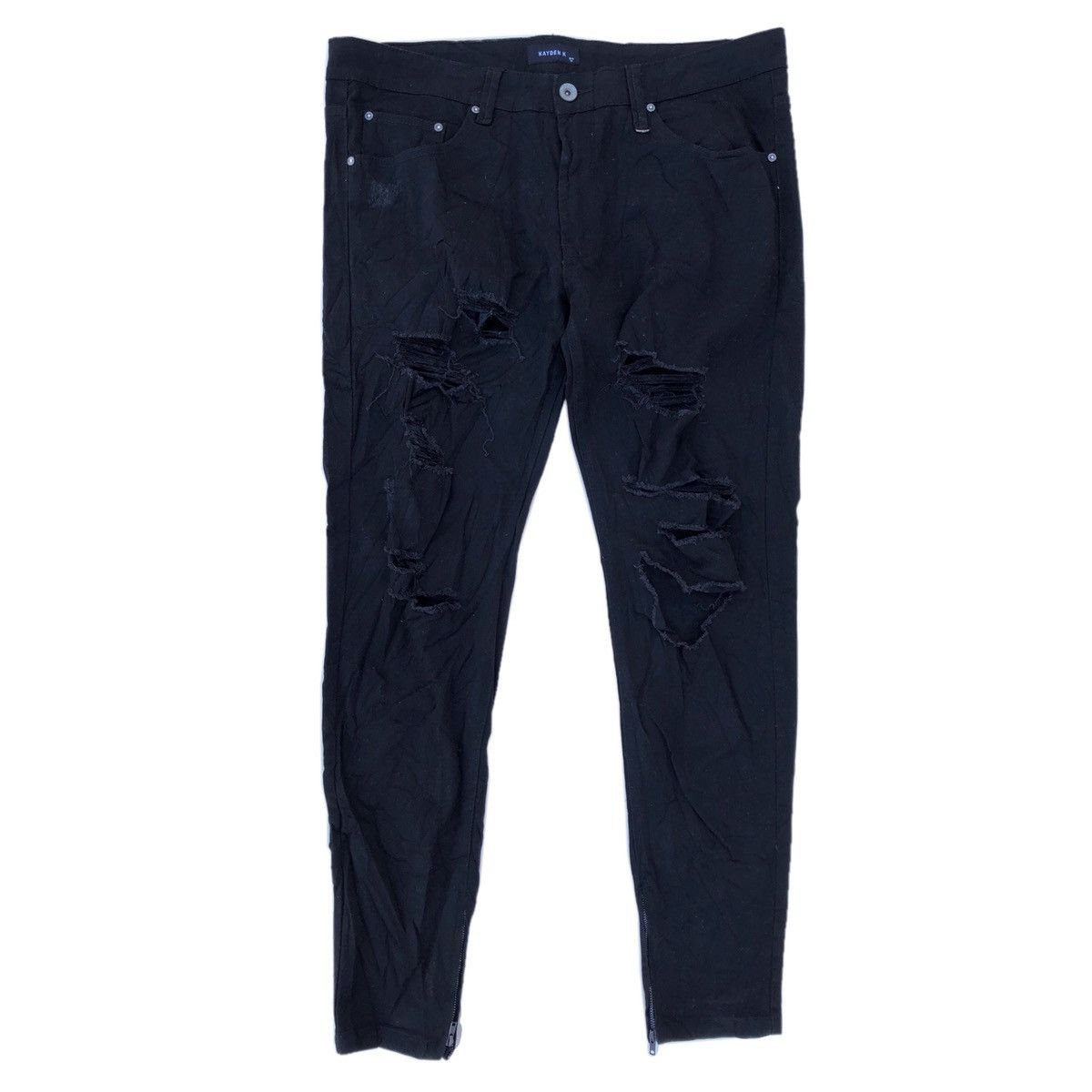 Designer × Japanese Brand Japanese Brand Kayden L Distressed Oversized Pants Size US 39 - 1 Thumbnail
