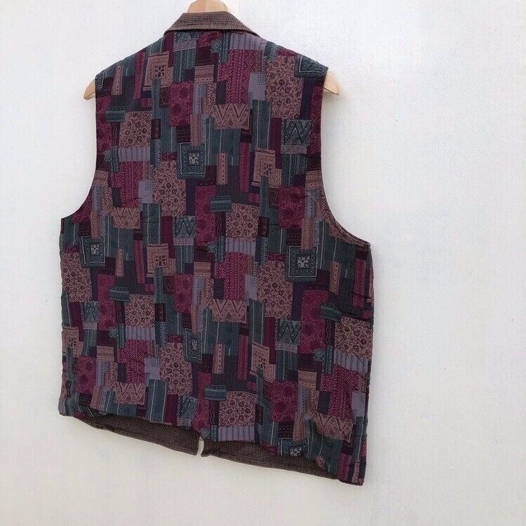 Japanese Brand × Vintage Vintage Reversible Japanese Brand Sleeveless Light Jacket Size US M / EU 48-50 / 2 - 5 Thumbnail