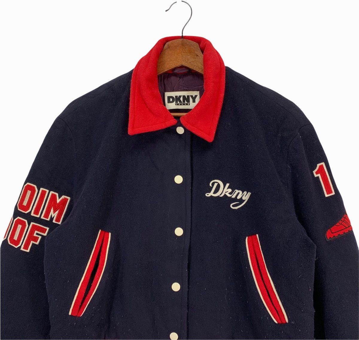 DKNY Vintage DKNY University Athletic Varsity Jacket Size US M / EU 48-50 / 2 - 4 Thumbnail