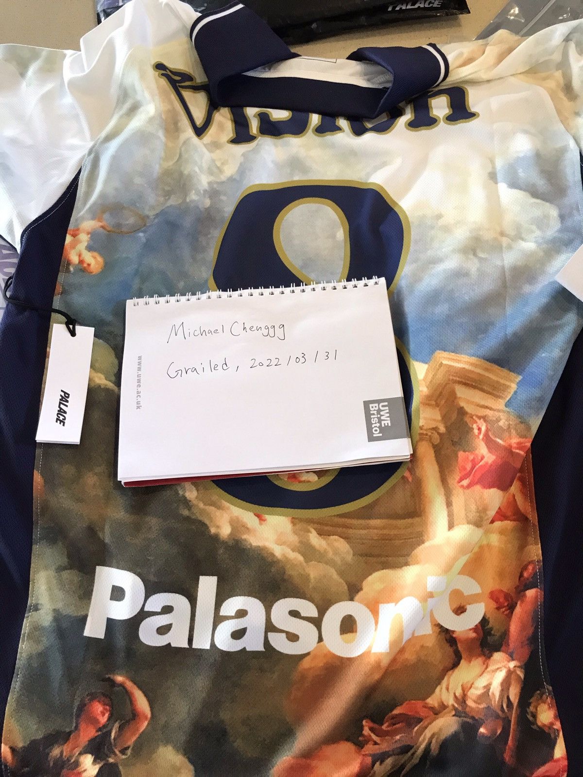 Palace PERSAILLES FOOTBALL TOP WHITE