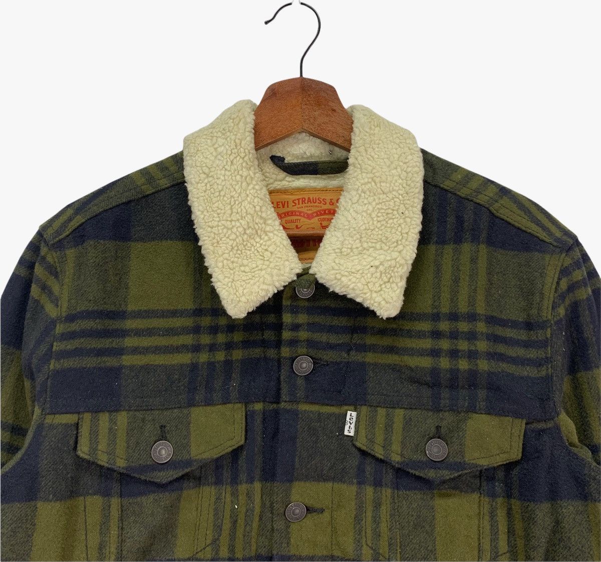 Levi's × Levi's Made & Crafted × Levi's Vintage Clothing Vintage Levi’s Sherpa Checked Jacket Size US M / EU 48-50 / 2 - 3 Thumbnail