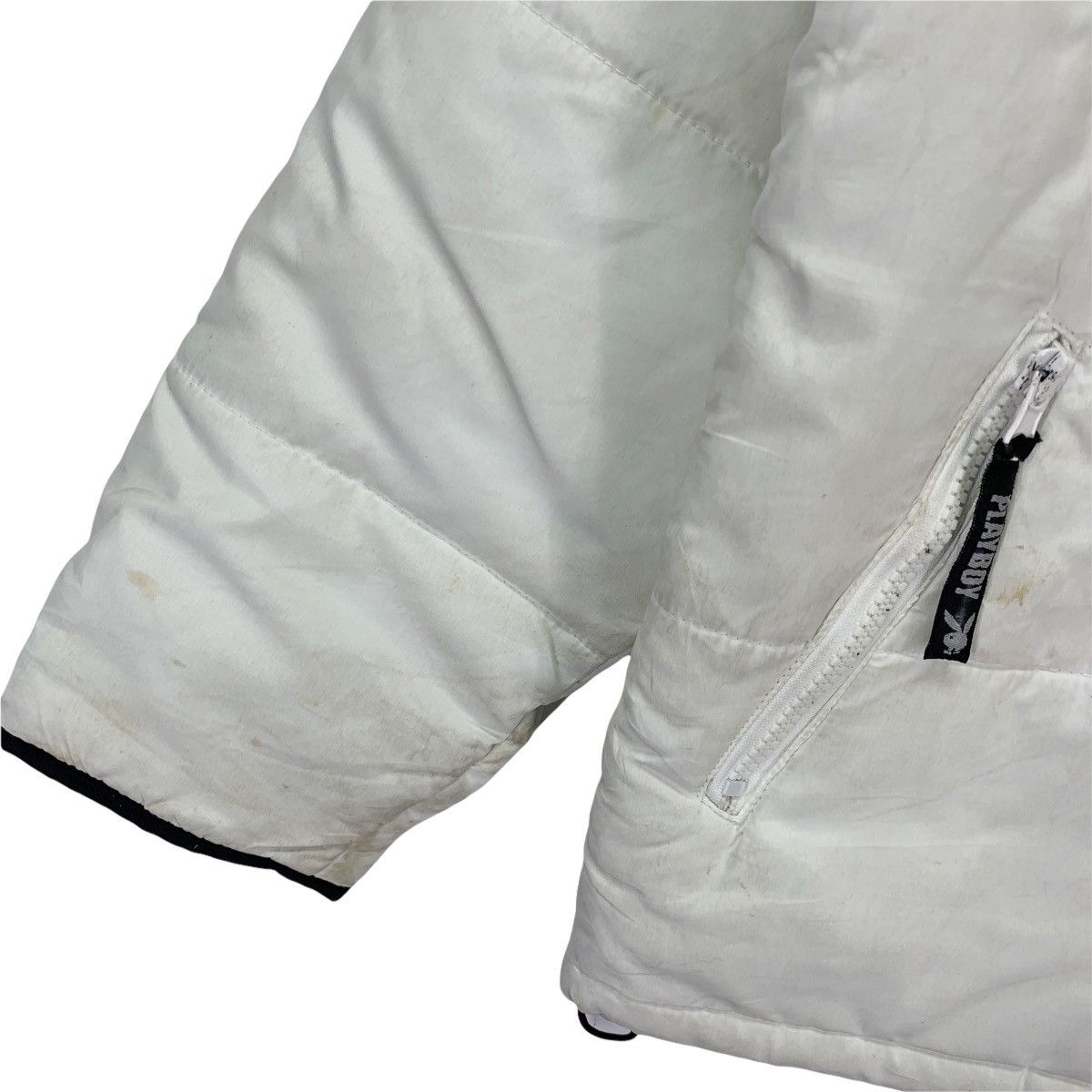 Playboy × Vintage Vintage Playboy Bunny White Jacket Puffer Size US L / EU 52-54 / 3 - 11 Thumbnail