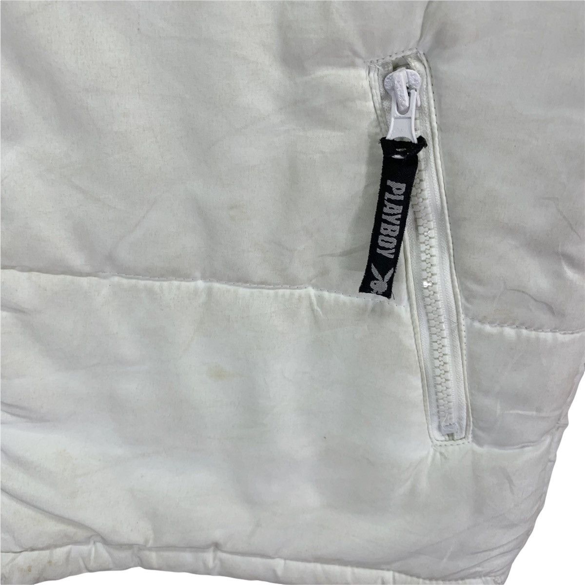 Playboy × Vintage Vintage Playboy Bunny White Jacket Puffer Size US L / EU 52-54 / 3 - 9 Thumbnail